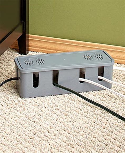 electric cord box|electrical cord box organizer.